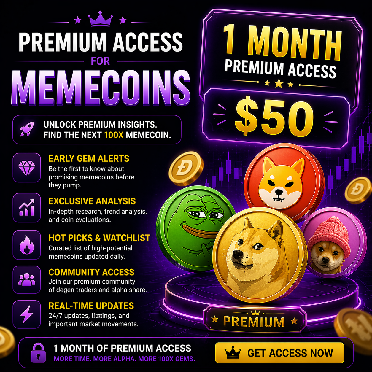 Vip Access For 1 Month!